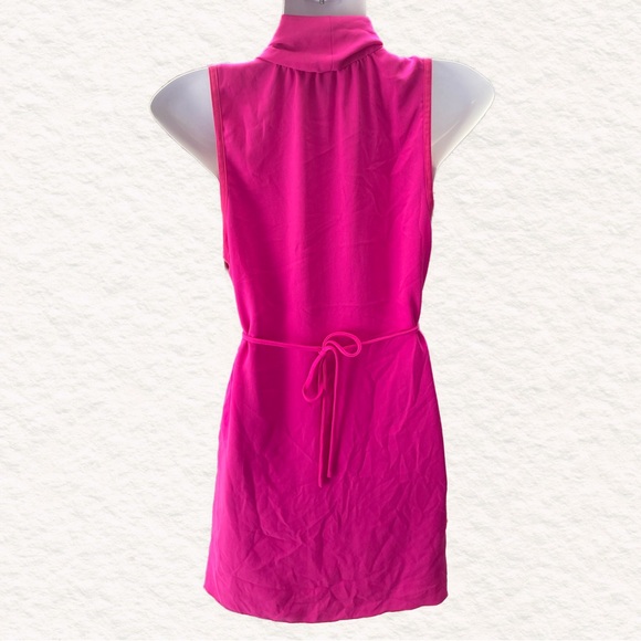Wilfred XXS Hot Pink Dress with Pockets- fabric made in Japan - Picture 2 of 7
